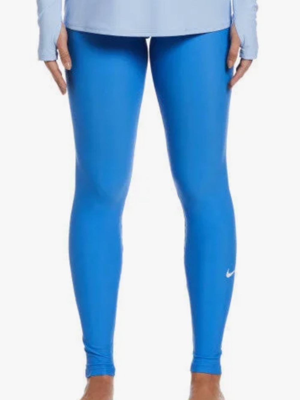 Nike Women's Swim Leggings - Bright Blue